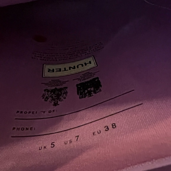 Hunter Boots - Purple - Tall NWOT - Picture 2 of 14